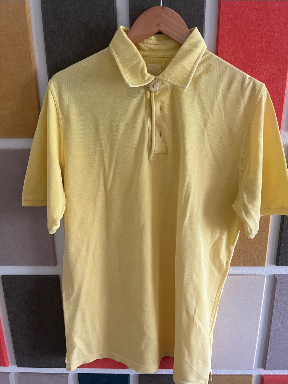 Fedeli Pique Yellow Polo